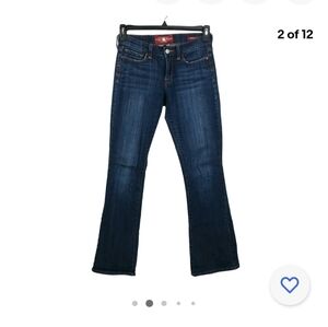 New Lucky brand Sophia boot cut jeans dark rinse sz 2 long